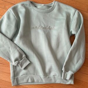 Mint Green Sweatshirt